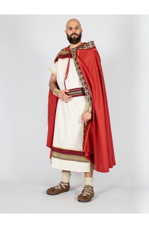 Capa romana roja con...