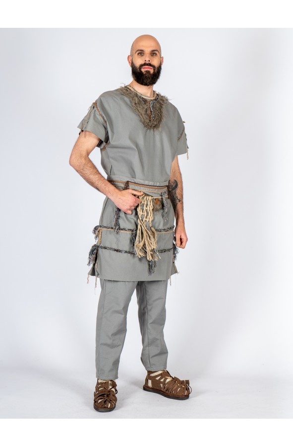 Celtic-Viking Gray Set with Tunic,...