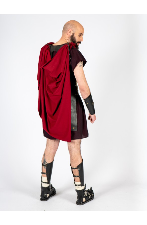 Roman soldier leather armor with strips