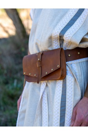 Roman brown leather bag...