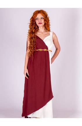 Vestido de romana en blanco...