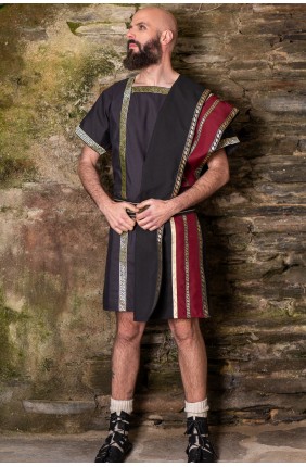 Men's black roman costume...