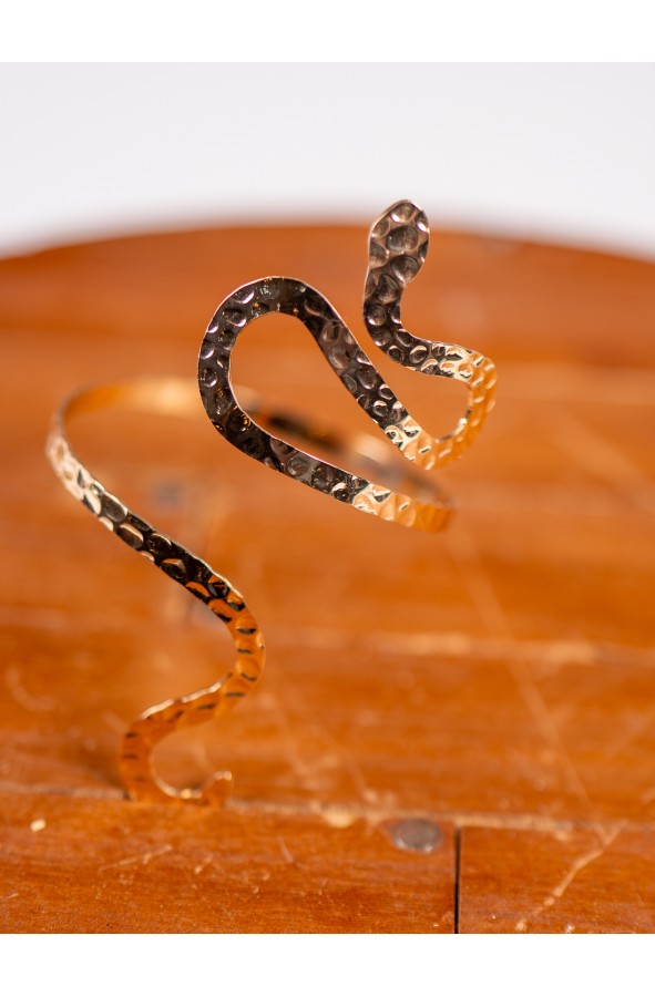 Brazalete serpiente romana ajustable...