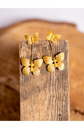 Pendientes romanos dorados...