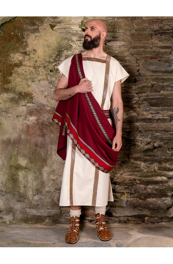 Traje romano largo para hombre con...